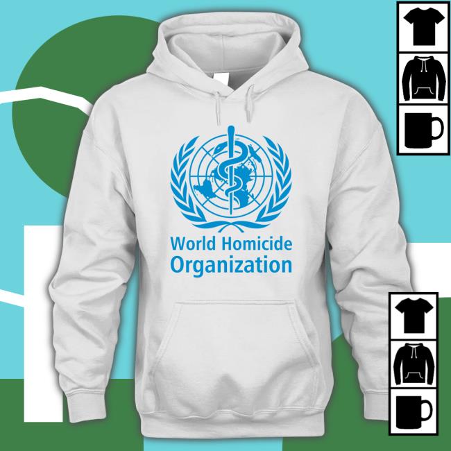 Official WHO Logo World Homicide Organization Long Sleeve T Shirt WHO Logo World Homicide Organization T-Shirt
