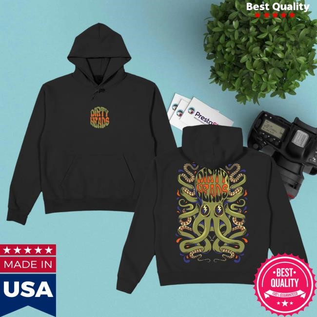 Dirty Heads Octo Jolt Black Hood Dirty Heads Merch Shop Official Dirty Heads Octo Jolt Black Hoodies Dirty Heads Merch Shop Official
