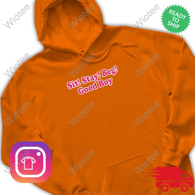 Sit Stay Beg Good Boy Shirts Official Sputnikvalntine Sit Stay Beg Good Boy T-Shirt