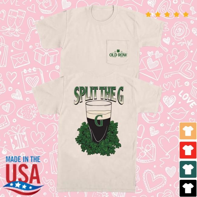 Official Old Row Clothing Store Old Row Split The G Pocket Top Shirt
