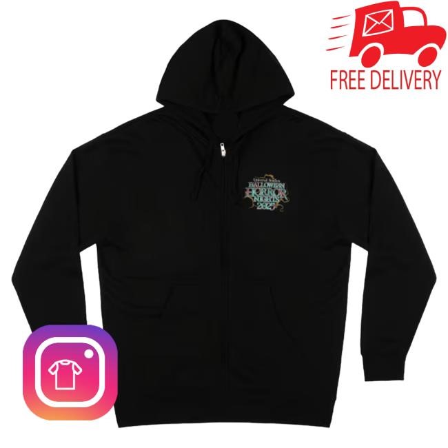 Official Halloween Horror Nights 2025 Key Art Adult Hoody