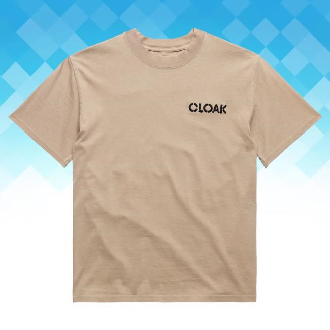 Official Cloak Brand Shop Merch Stealth Stitch Tee