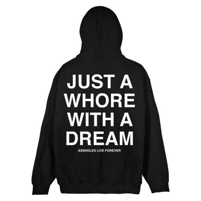 Official Linda Finegold Merch Store Just A Whore With A Dream New Shirt Black Lindafinegold Clothing Shop