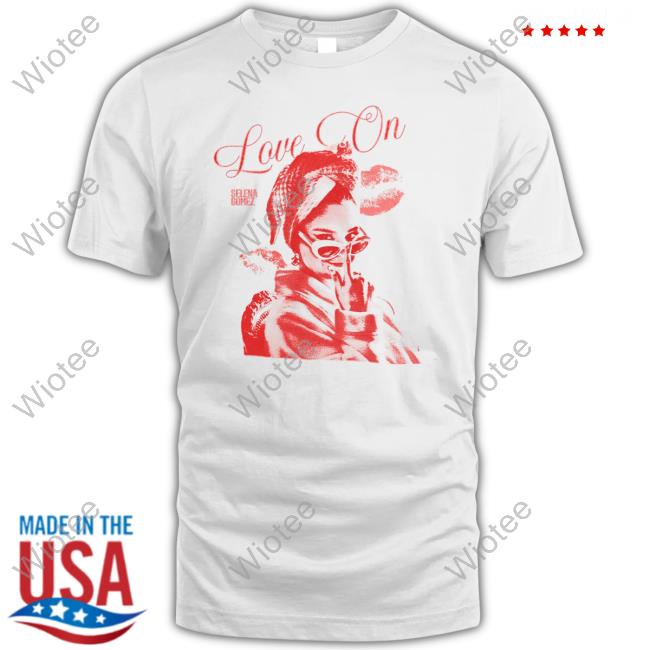 Official Love On Graphic T-Shirt Selena Gomez Love On Graphic T-Shirt