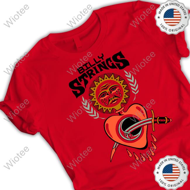 Billy Strings Merch #9 Sun Heart Crewneck Sweatshirt #9 Sun Heart Hoody