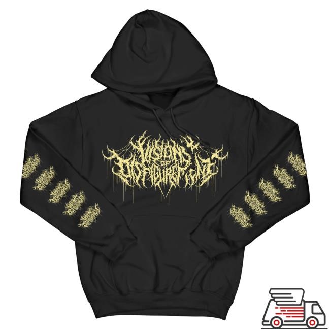 Official Reality Fade Merch Store Visions Of Disfigurement 'Vile Mutation' Hood RealityFade
