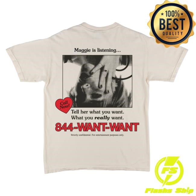 Maggie Rogers Merch Want Want Short Sleeve Tee Maggie Rogers Shop