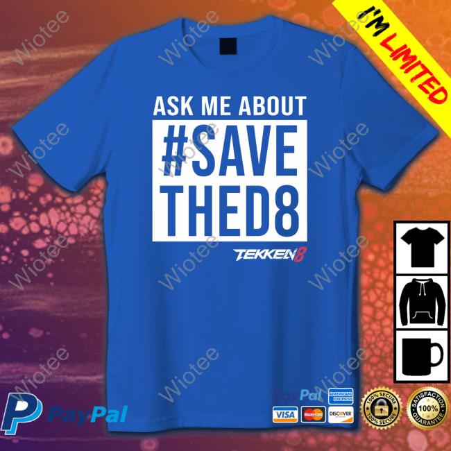 Ask Me About #Savethed8 Tekken 8 Tank Yaya Han Ask Me About #Savethed8 TankTop