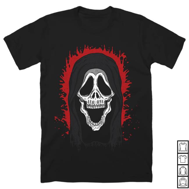 Official Cavity Colors Ghost Face: Skele-Face - T-Shirts