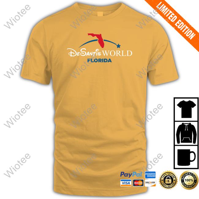 Official Desantis World Florida T Shirts Official Desantis World Florida T-Shirt
