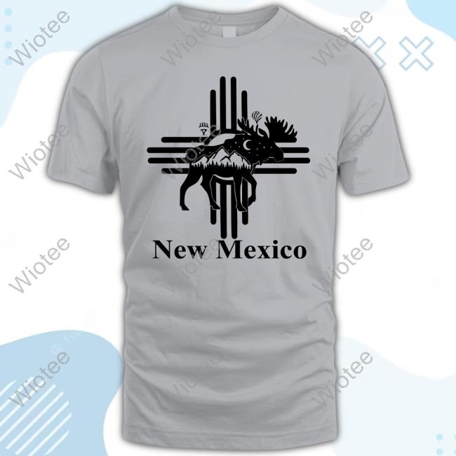 New Mexico Moose Shirt Marty Moose New Mexico T-Shirt