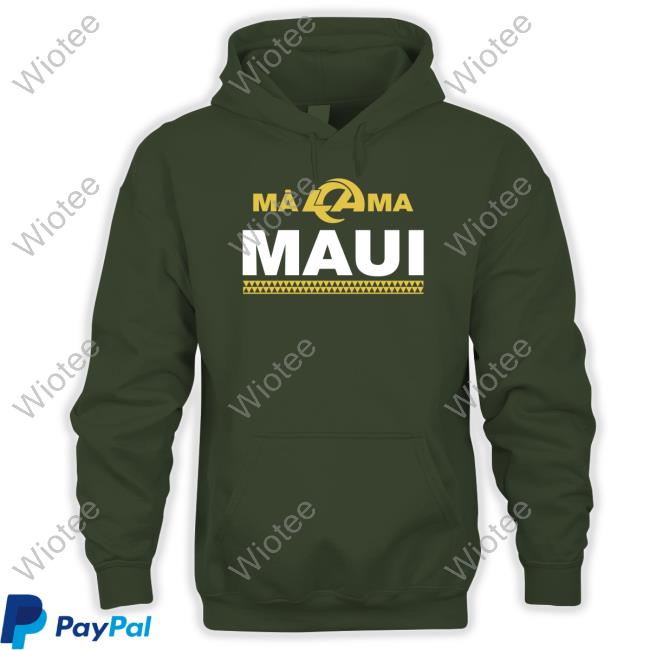 Los Angeles Rams Store Los Angeles Rams x Mãlama Maui Relief T-Shirt Los Angeles Rams Store Los Angeles Rams x Mãlama Maui Relief T-Shirt