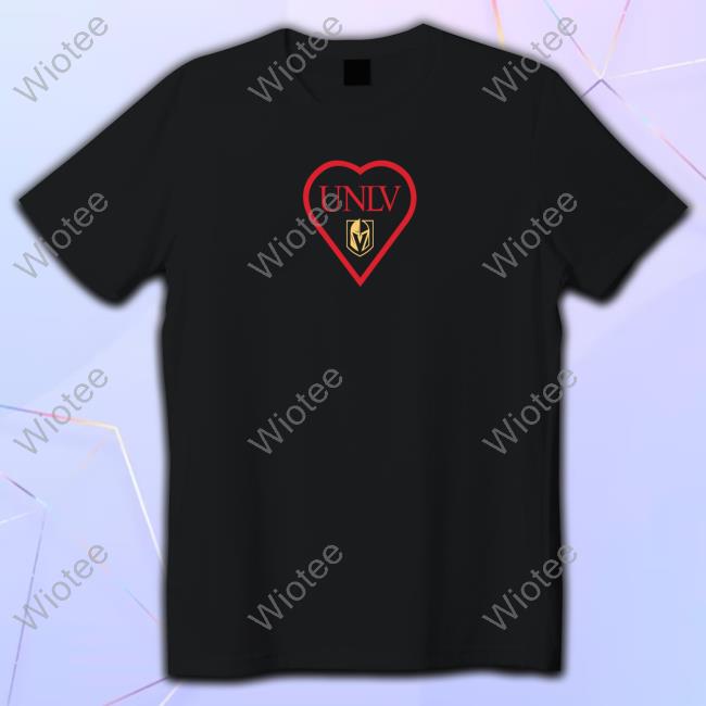 Vegas Golden Knights Unlv Heart T Shirts