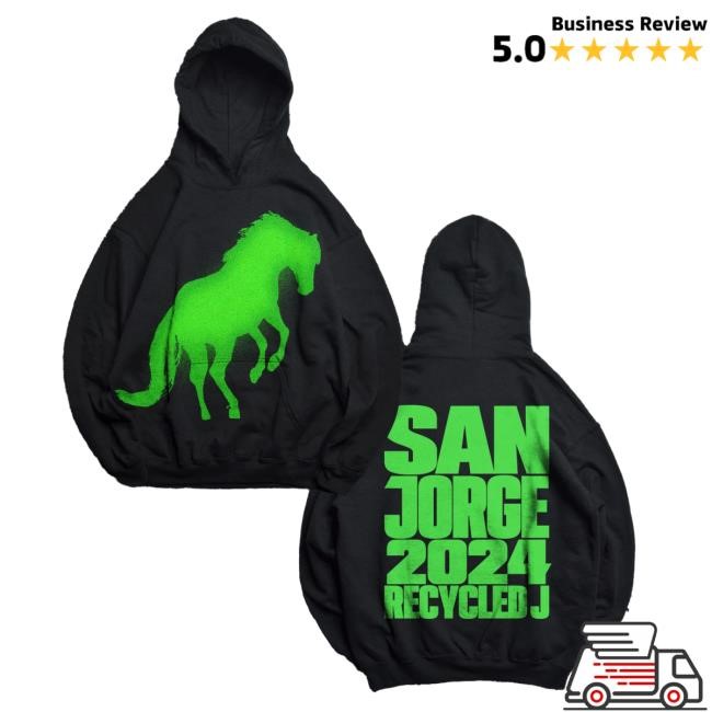 Recycled J Camiseta SJ Long Sleeve Hoodie Recycled J Merch Shop