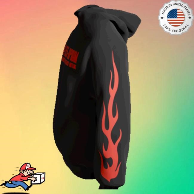 Official Homixide Gang Merch HL2 Flames Hooded Sweatshirt Official Homixide Gang Merch Store HL2 Flames Popover Hoodie