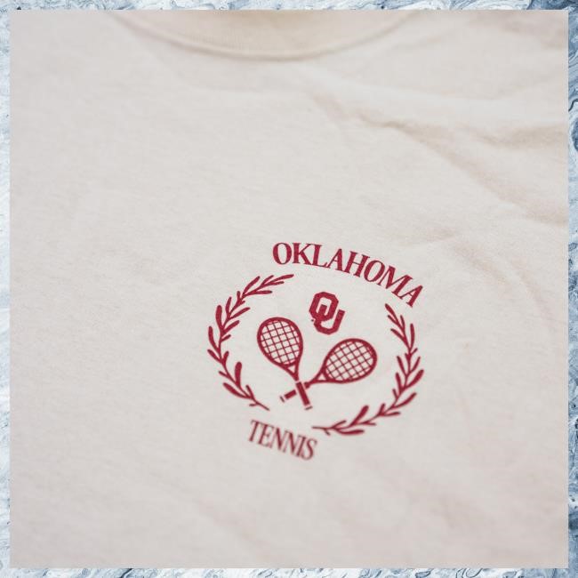 Oklahoma Tennis Ace New Tee Oklahoma Tennis Ace Tee Shirt