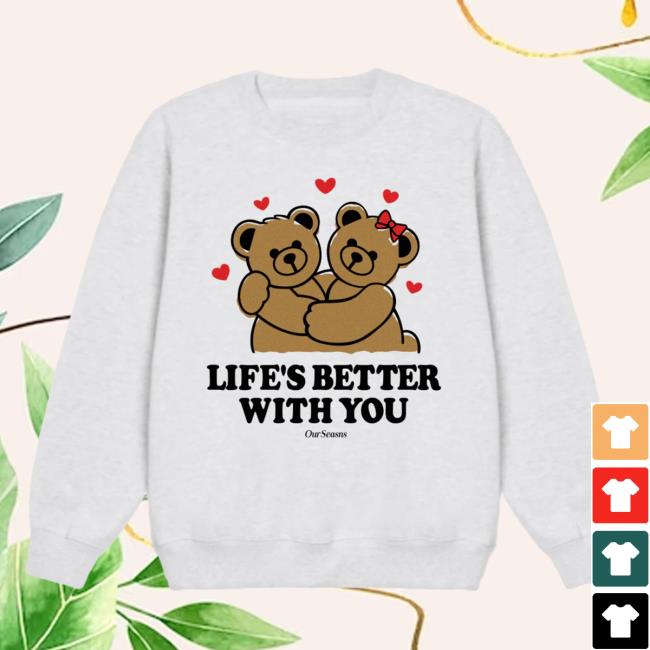 Ourseasns Merch Drinking Coffee Teddy Tee