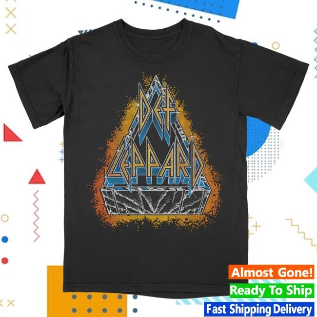 Official Def Leppard Rock Of Ages Crumble Popover Shirt