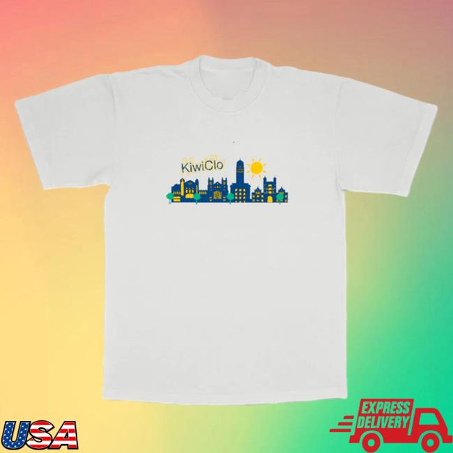 Official Kiwiclo Store Ann Arbor Cartoon City Tee Shirt Cream