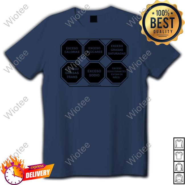 Exceso Calorias Exceso Azucares Exceso Grasas Saturadas Shirt