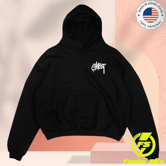 Official Ghost Racing Apparel Ghost Racing Graphite Ghost Hoodies - Black Official Ghost Racing Apparel Ghost Racing Graphite Ghost Hood - Black