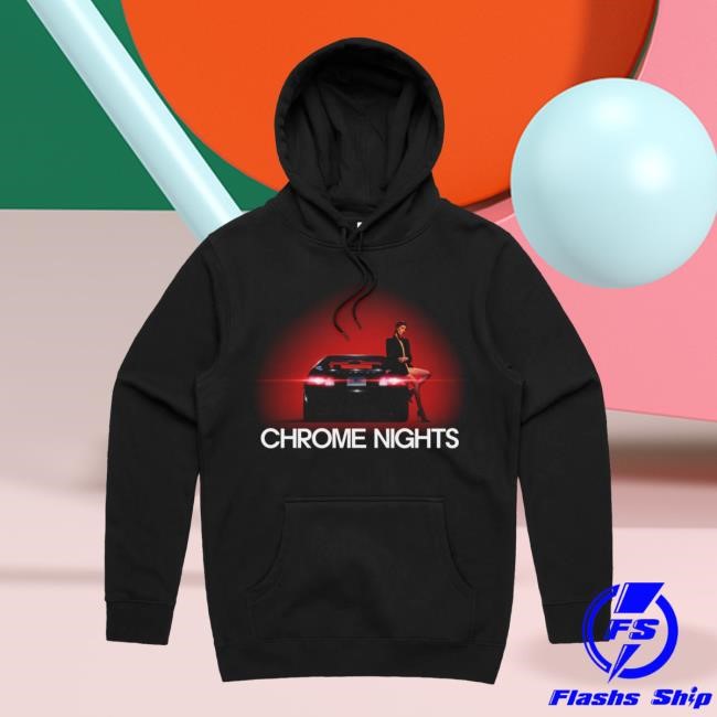 The Midnight The Midnight x Chromeo 2024 Tour Long Sleeve Hoodie The Midnight Merch