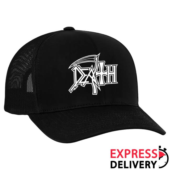 Official Indie Merch Store Shop Death "New Logo" Cap IndieMerchStore
