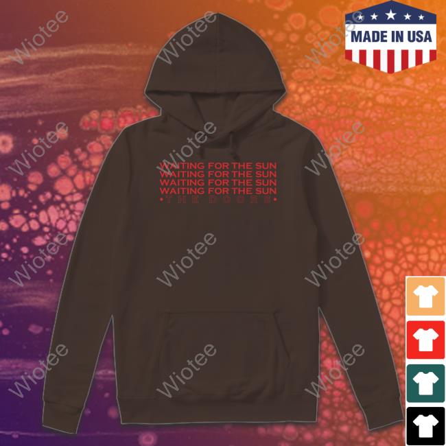 Waiting For The Sun Cascading The Doors Tee Shirt Official The Doors Waiting For The Sun Cascading The Doors Shirt