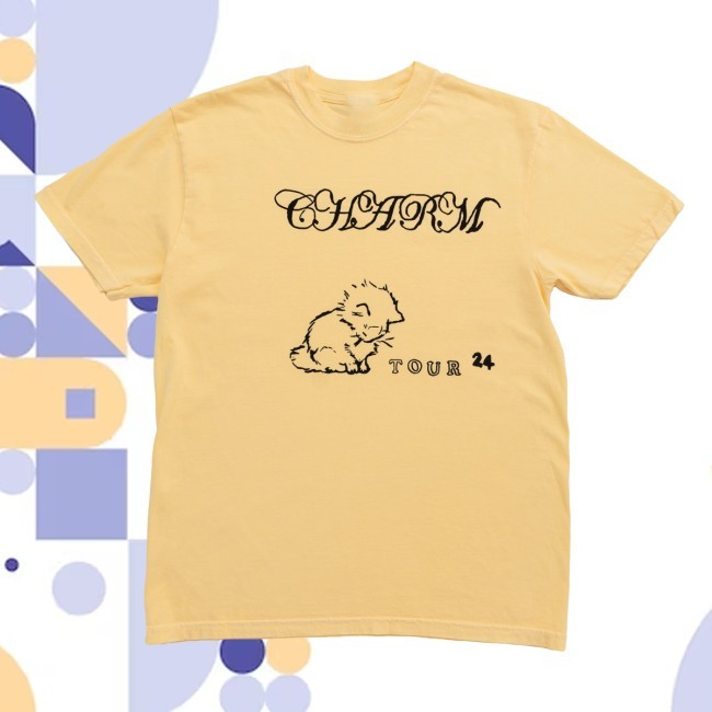 Clairo Charm Cat Tour Tee Clairo Merch