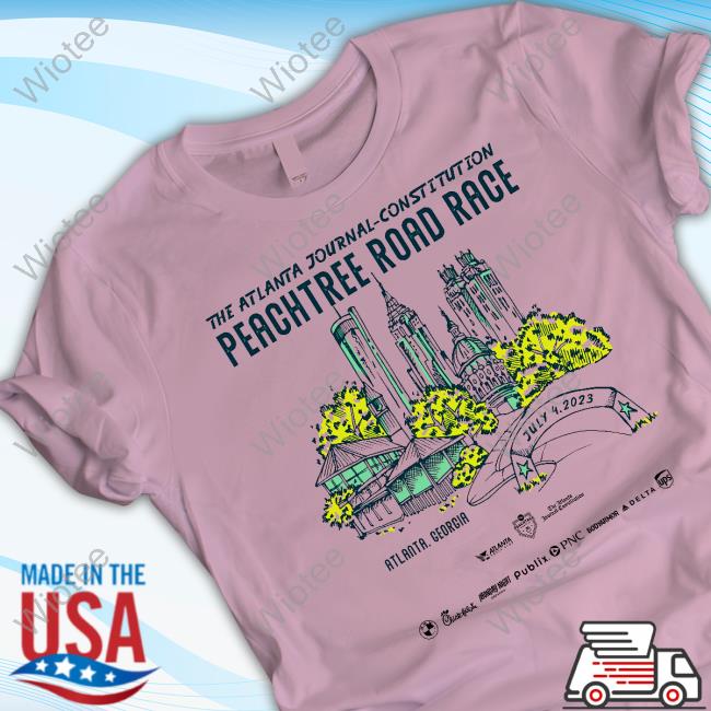 2023 Peachtree Road Race Long Sleeve T-Shirt The Atlanta Journal Constitution 2023 Hoodie