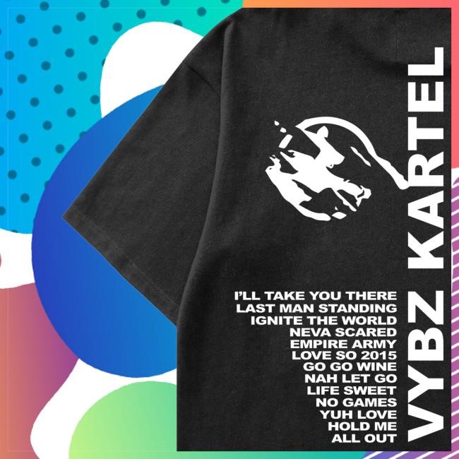 Official Vybz Kartel Merch Store Tattooed Hands Tee Official Vybz Kartel Tattooed Hands Shirts