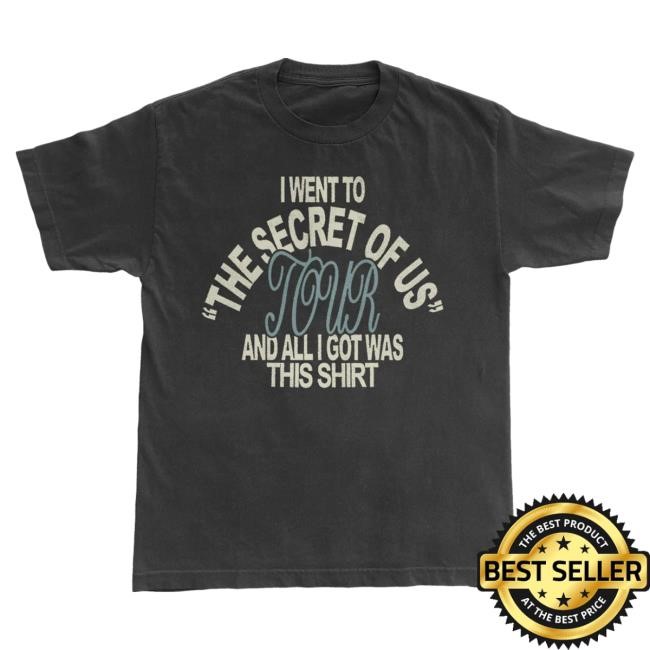 Official Gracie Abrams Merch Store Gracie Abrams The Secret of Us Tshirt Official Gracie Abrams Merch Store Gracie Abrams The Secret of Us Tee
