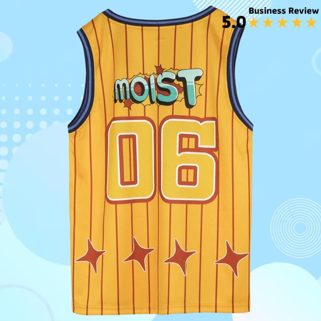 Moist Merch Shop Retro Basketball Jersey Moist Global Retro Basketball Jersey New