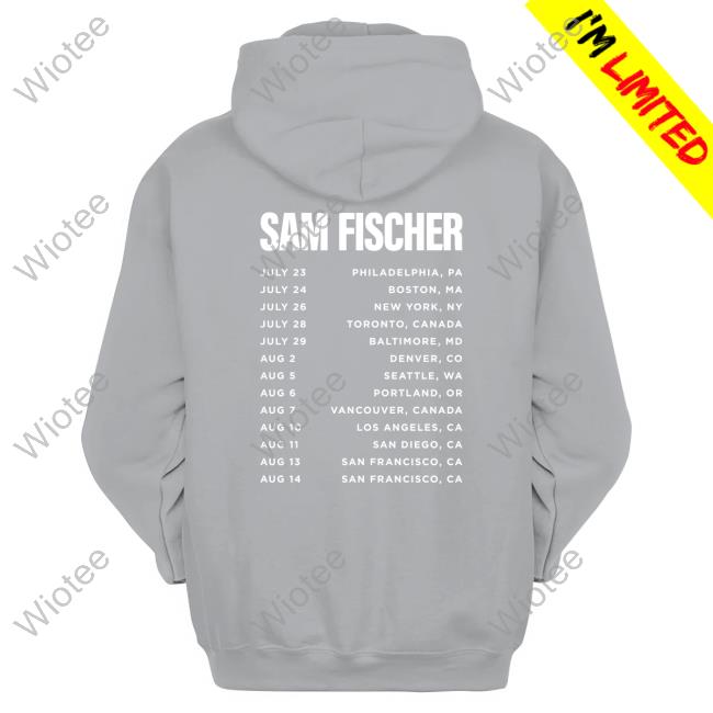 Sam Fischer SCP This City Us Tour Shirt This City Us Tour Sam Fischer The Guy That Sings This City Tee Shirt