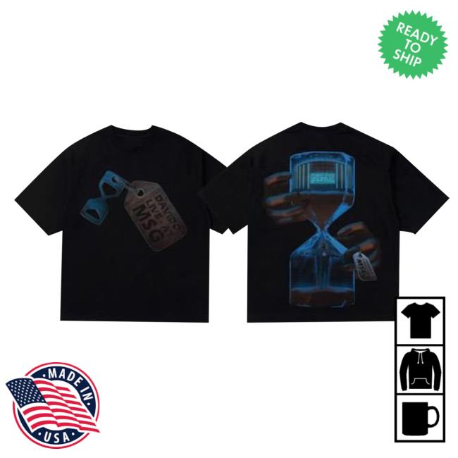 Davido Merch Store | Davido Live At MSG Retro Shirt