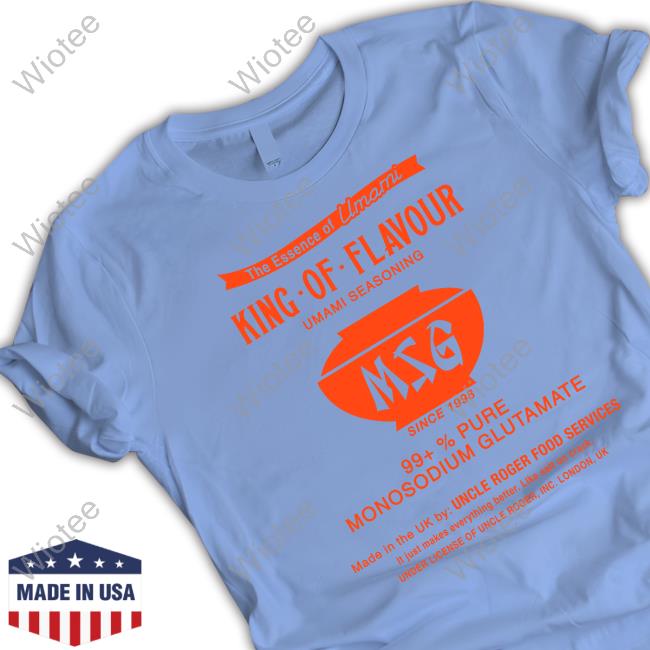 Official Msg Haiyaa Special King Of Flavour Umami Seasoning Tee