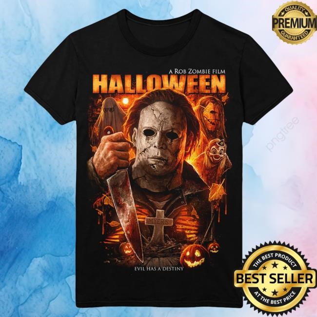 Official Gutter Garbs Rob Zombie Shop Rob Zombie's Halloween: Evil Has a Destiny Shirt