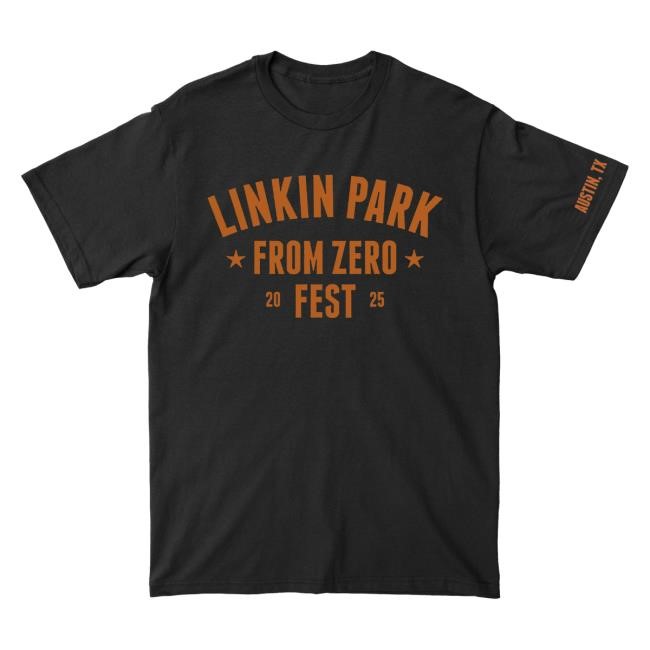 Linkin Park LP ATX Fest 2025 Black Shirts LinkinPark
