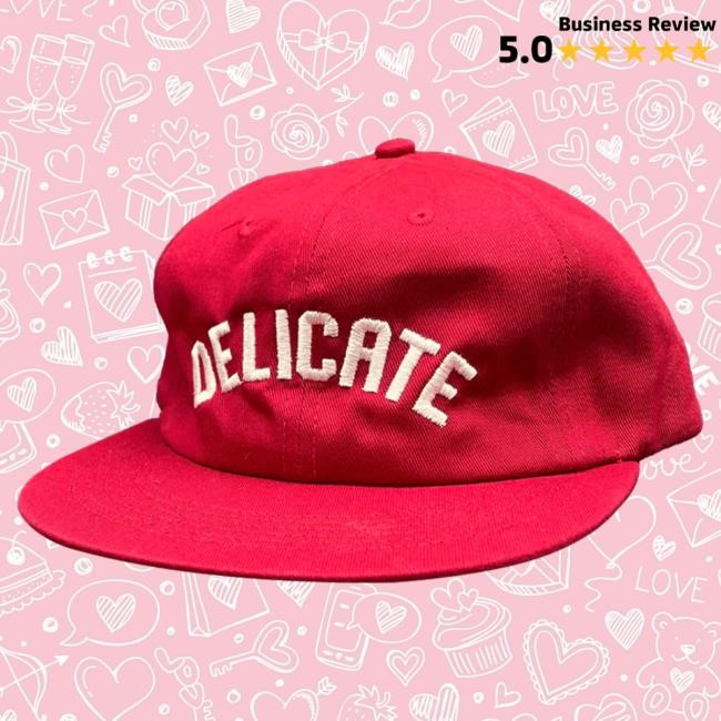 Official Hello Merch Red Delicate Hat HelloMerch Official Hello Merch Red Delicate Hat HelloMerch