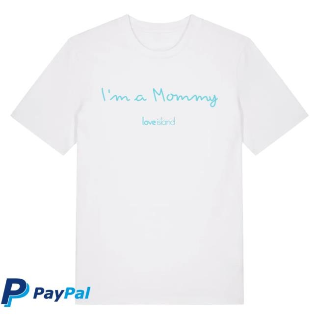Love Island 'I'm a Mommy' Blue Print Top Shirt | Love Island Merch Store Official Love Island 'I'm a Mommy' Blue Print Shirt | Love Island Merch Store Official