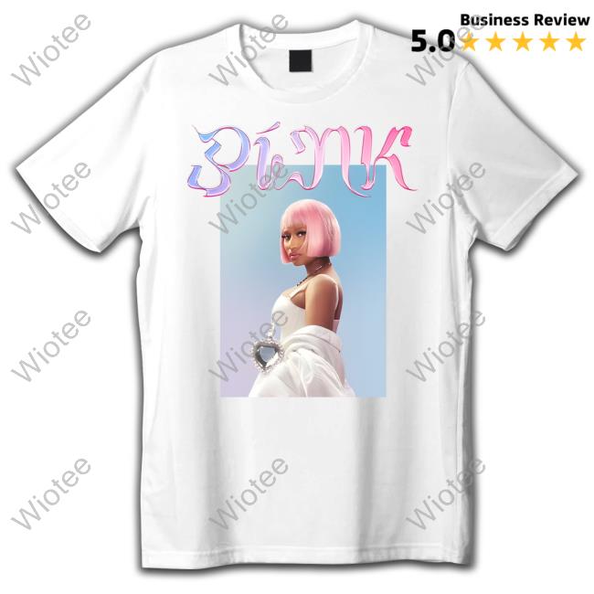 Official Spotify Nicki Minaj Pink Tee Shirt