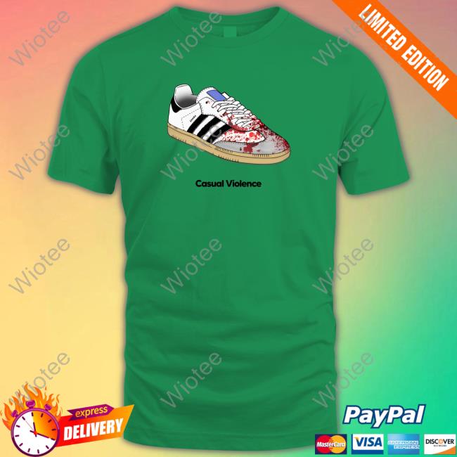Casual Violence T-Shirt Conservative Military Image Merch Casual Violence Crewneck Sweatshirt