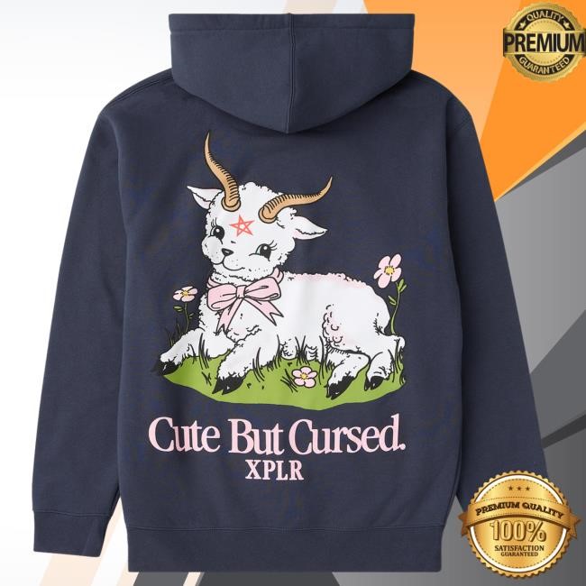 Official Sam And Colby Merch Store Cute But Cursed Oct'25 Hoodies Black Xplr Shop