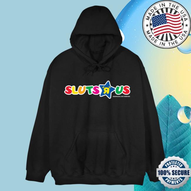 Official Linda Finegold Merch Store Sluts R Us Black L/S T Shirt Lindafinegold Clothing Shop