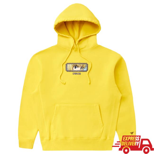 Official Hypland Clothing Merch Store Hypland Hxh Kurapika Eyes Hoodies (Yellow)