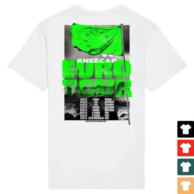 Official Kneecap Merch EU Tour Tee