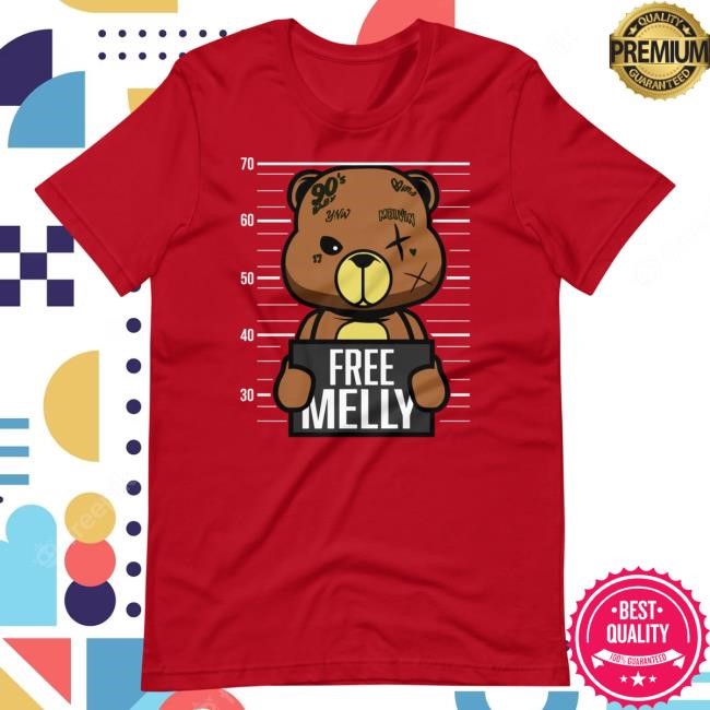 Official Ynw Melly Clothing Merch Ynw Melly Melly Bear T-Shirts (Valentine's Day Limited Edition) YnwMelly