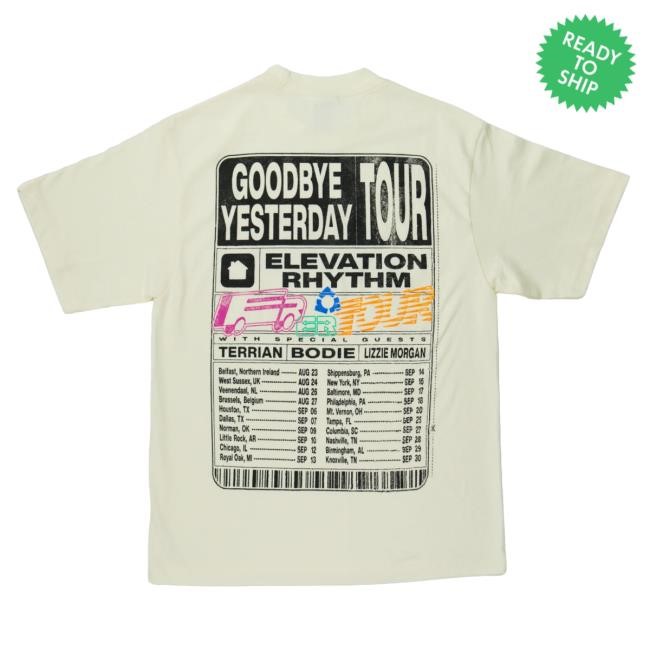 Elevation Rhythm | 2025 Goodbye Yesterday Tour T-Shirt