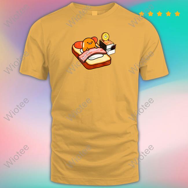 Official Gudetama Breakfast In Bed Crewneck Sweatshirt Official Gudetama Breakfast In Bed Shirts