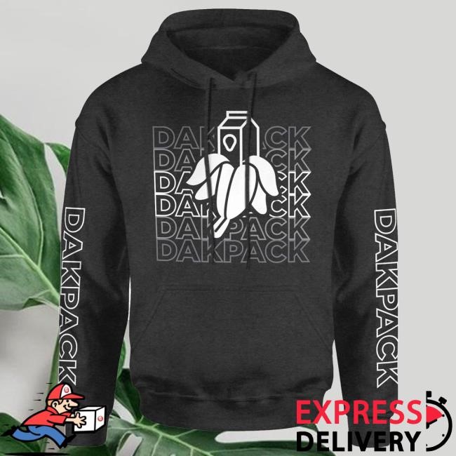 Dakpack Milky Banana Cascade Long Sleeve Hoodie | Official Dakpack Merch – Creator Ink